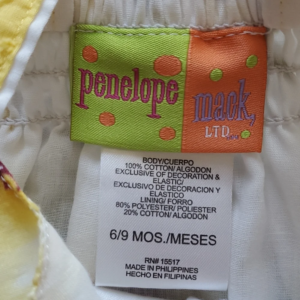Penelope Mack Adorable Sundress 6/9 Months